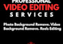 do photo video background remove and video editing